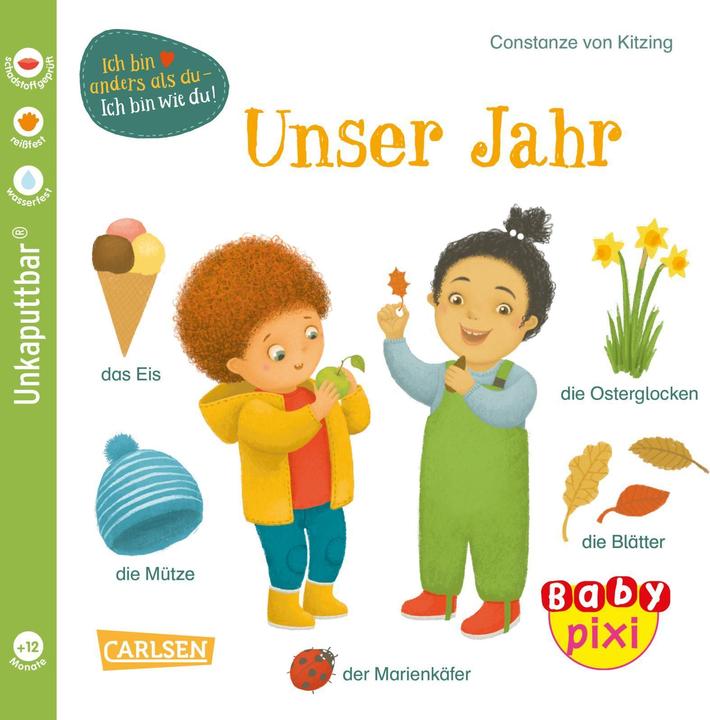 Verkaufspaket. Baby Pixi (unkaputtbar) 118: Unser Jahr (5 Exemplare) (Deutsch, Constanze von Kitzing, 2023)