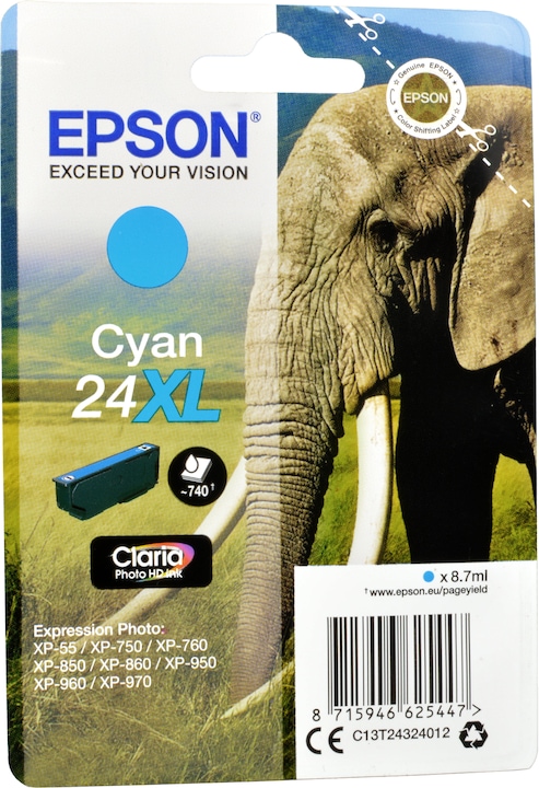 Immagine prodotto Epson 24XL Claria Photo HD (C)