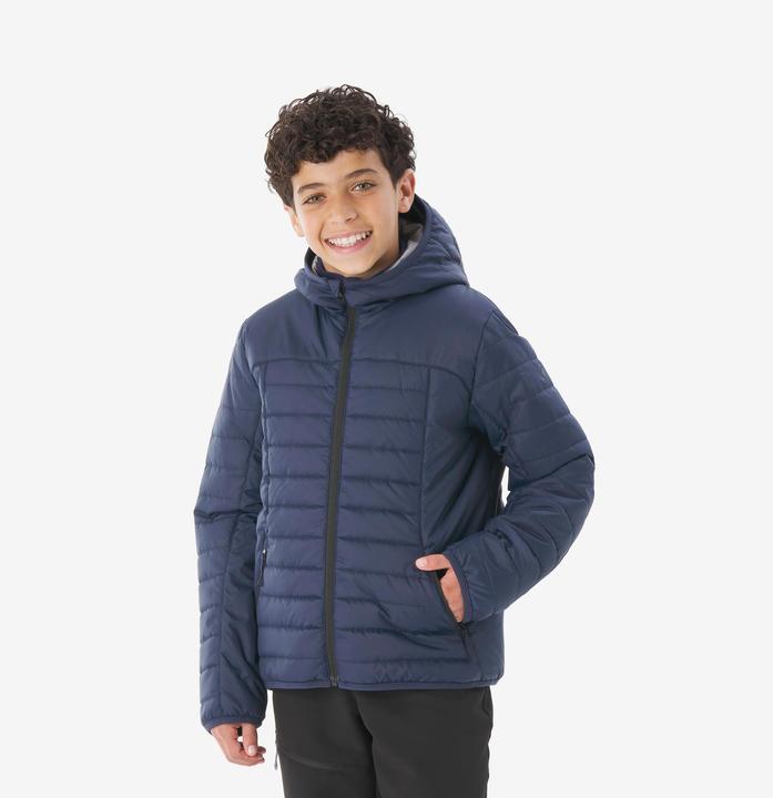 Produktbild Quechua Wattierte leichte Jacke Kinder Gr. 122–170 - MH100 blau (134)