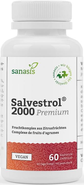 Actual product image Sanasis Salvestrol 2000 Premium Kapsel (60 Piece, Capsules, 60 g)