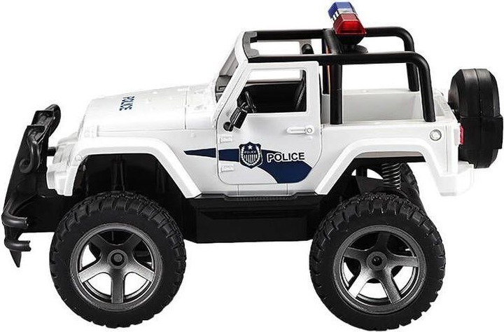 Immagine prodotto Double Auto telecomandata 1:12 (bianca) Jeep (Polizia) E550-003
