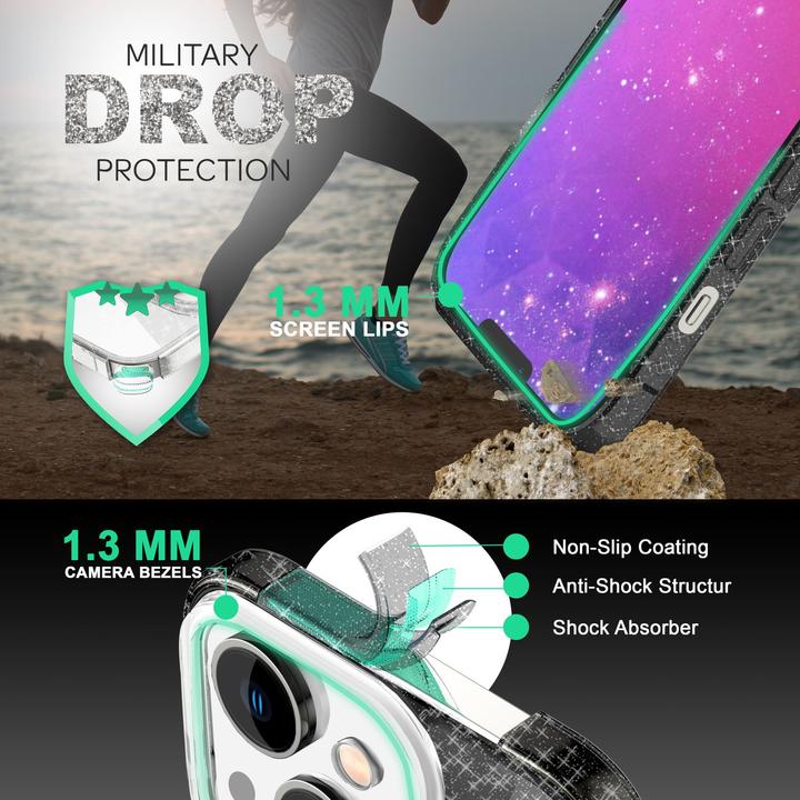 Produktbild Nalia Glitzer Hülle (Apple iPhone 14)