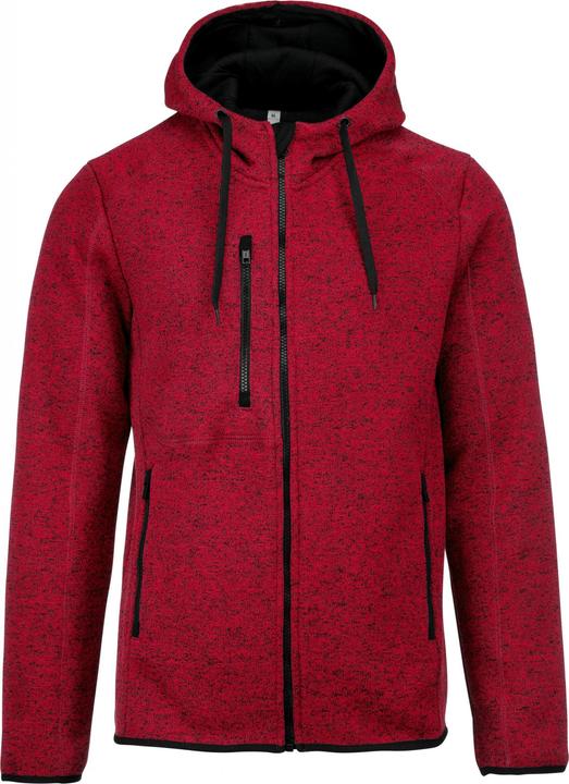 Actual product image Proact Heather Hooded Zip Sweatshirt (XL)