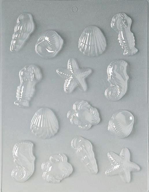 Produktbild Martellato Muscheln & Meerestiere Schokoladenform