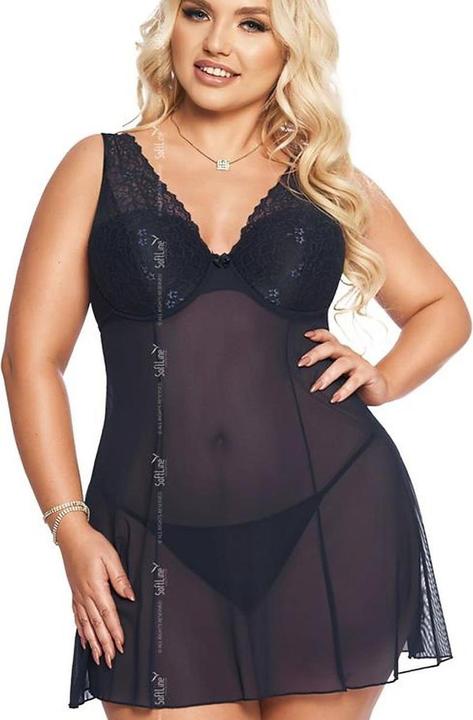Produktbild Softline Negligee in blau (XXL)