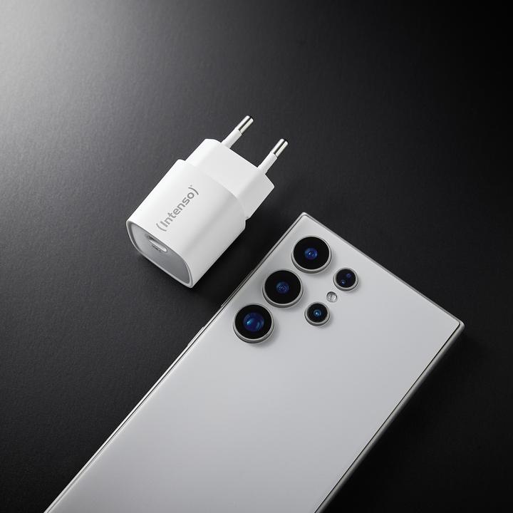 Image du produit Intenso Adaptateur d'alimentation W30C² GaN Blanc 1x USB-C 30W (30 W, 1 portion)