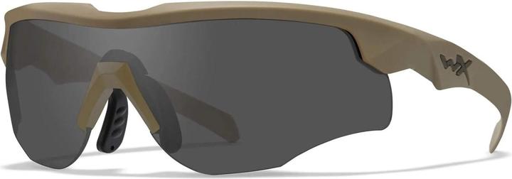 Actual product image Wiley X Safety spectacles ROGUE COMM Tan - Smoke Grey + Clear + Light Rust