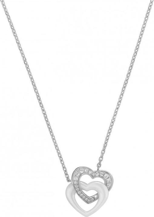 Immagine prodotto Ceranity Collana In Argento - Ceramica Bianca - Cuore - Zirconia (ceramico)