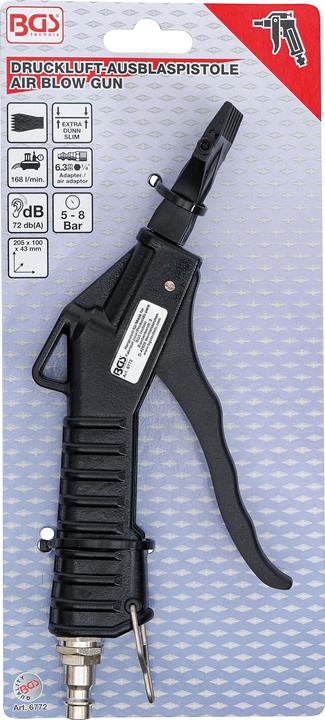 Immagine prodotto BGS Pistola pneumatica per soffiaggio con ugello piatto