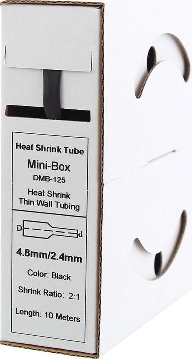 Produktbild Offgridtec 10m Schrumpfschlauch 4,8mm>2,4mm schwarz (1 x)