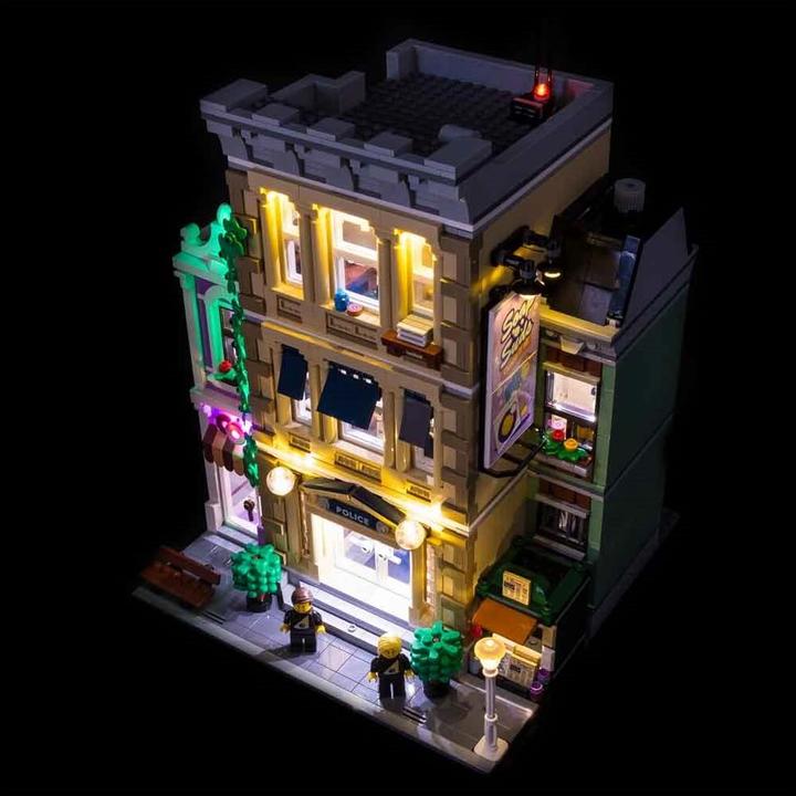 Produktbild Light my bricks LED Licht Set für LEGO Polizeistation
