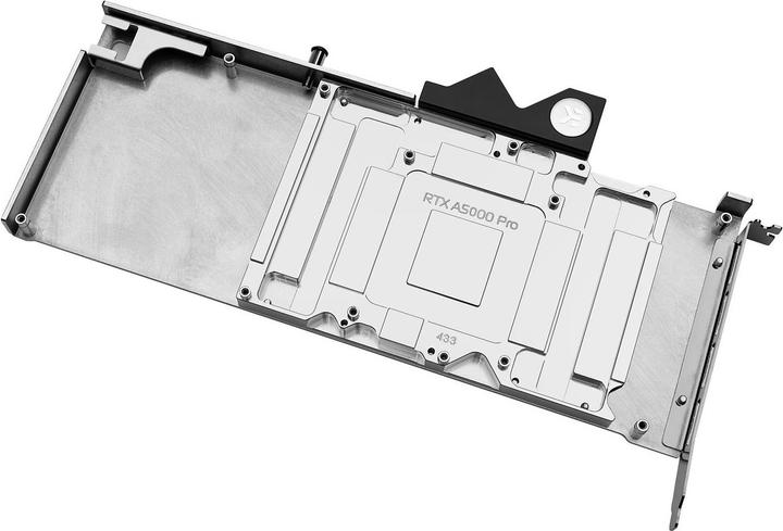Actual product image EKWB EK-Pro GPU WB RTX A5000 - Nickel + Inox
