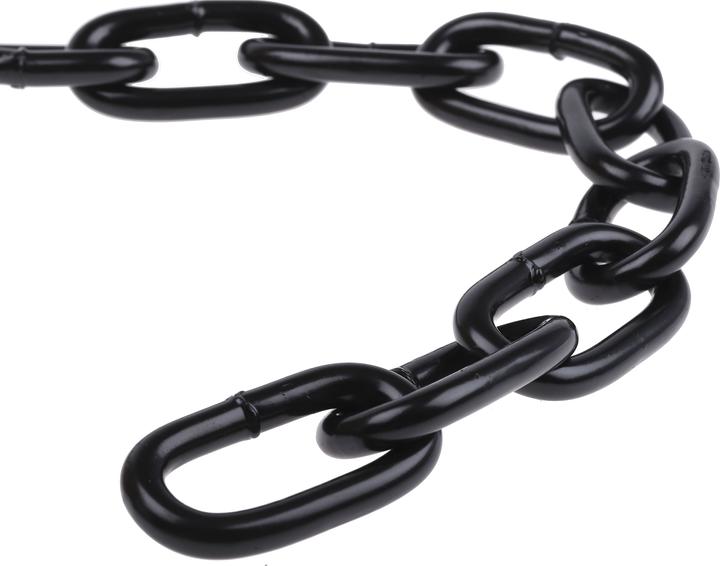 RS PRO 10m japanned steel chain,36Lx6.5mm dia (10 m)
