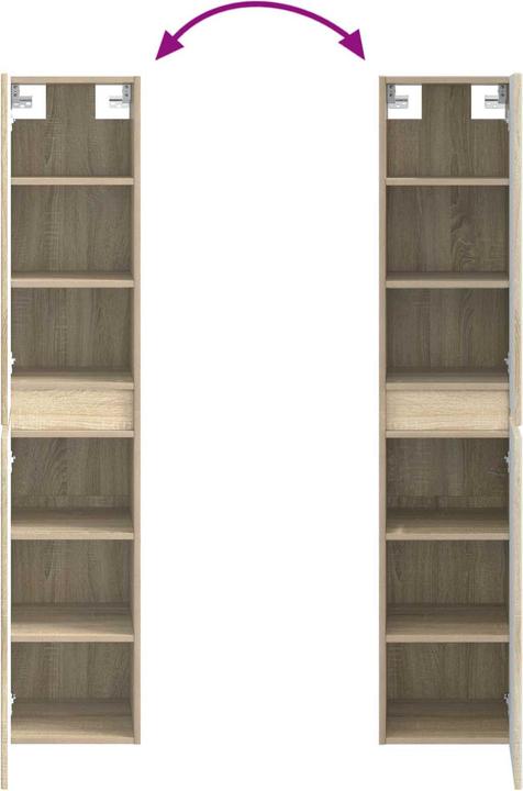 Produktbild vidaXL Badezimmerschrank (34.50 x 33 x 160 cm)