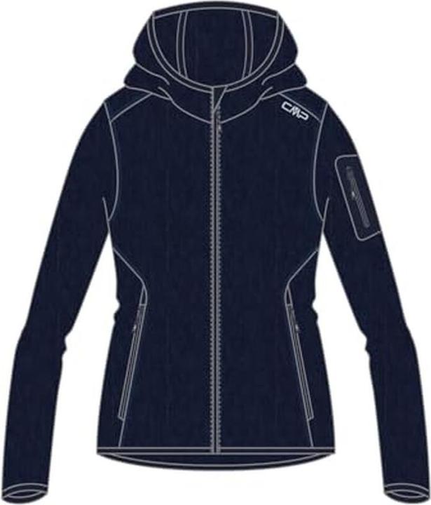 Actual product image CMP Campagnolo Women's Jacket Fix Hood Jacquard Knitted 3H19826 (46, 52, XXL)