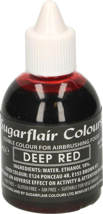 Actual product image Sugarflair Airbrush paint - red (60 ml)
