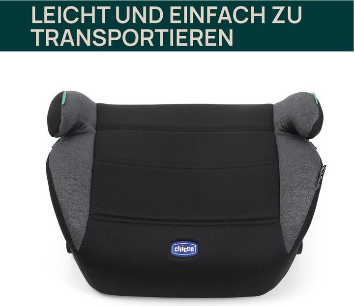 Produktbild Chicco Quasar Fix I-Size Obsidian (Kindersitzerhöhung, ECE R129/i-Size Norm)