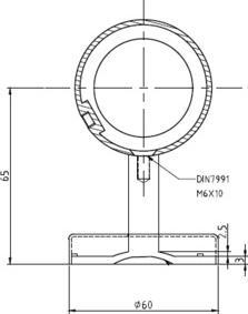 Actual product image OK-Line Handlaufhalter ES, f+AMMAvA-r aufgesetzte Monta