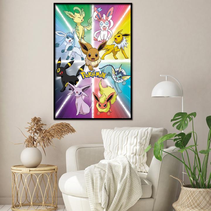 Actual product image Pokémon Poster Eevee Evolution 61 x 91,5 cm