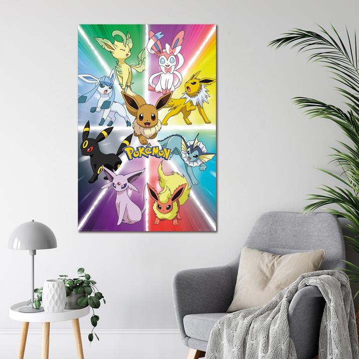 Actual product image Pokémon Poster Eevee Evolution 61 x 91,5 cm