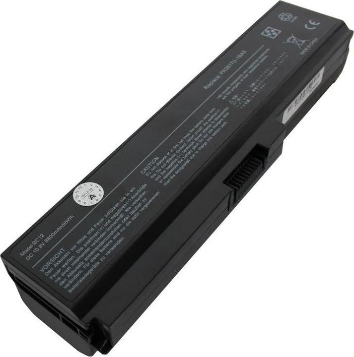 Image du produit Toshiba Batterie PABAS230, PA3817U-1BRS, PA3818U-1BRS, PA3819U-1BRS, PABAS178, PABAS227, PABAS228 (6 cabines, 8800 mAh)