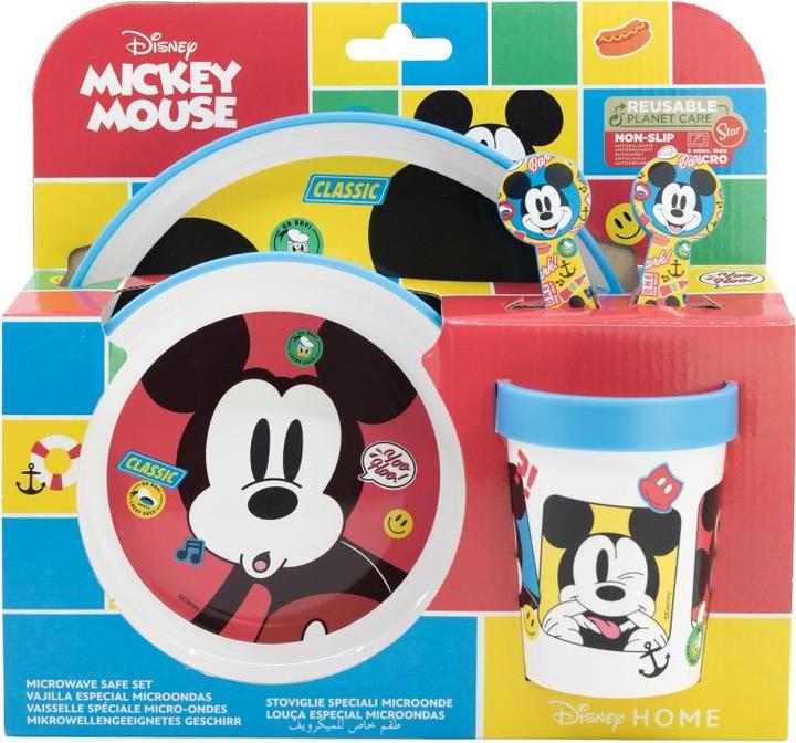 Produktbild Stor Mickey Mouse - Premium Geschirr-Set 5-teilig