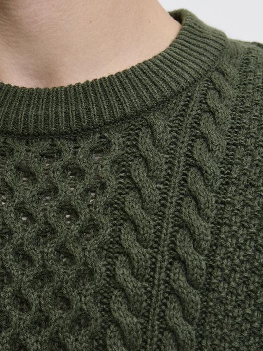 Produktbild Jack & Jones Einfarbig Strickpullover Strickpullover (S)