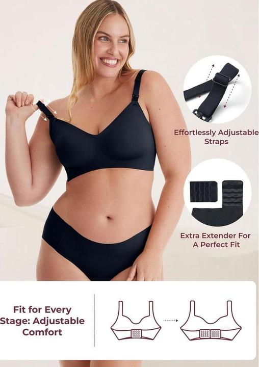 Actual product image Momcozy Nursing Bra YN21 (L) (L)