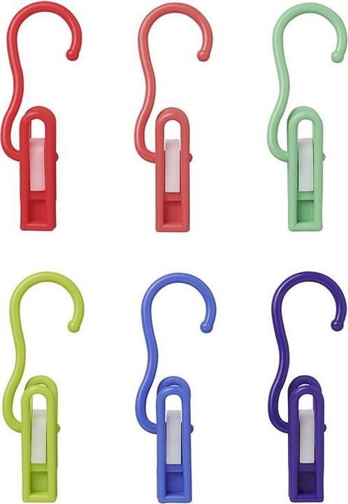 Actual product image ProPlus Klammern mit Haken set von 6 Stck