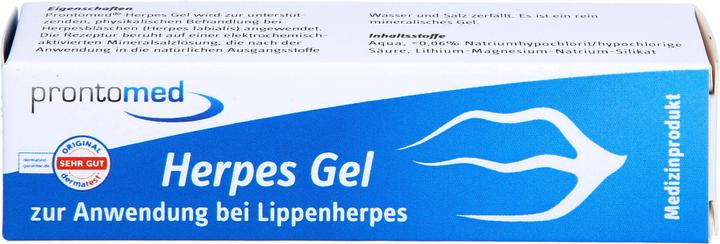 Actual product image Prontomed Herpes gel, 8 ml gel (Lip gel, 8 ml)
