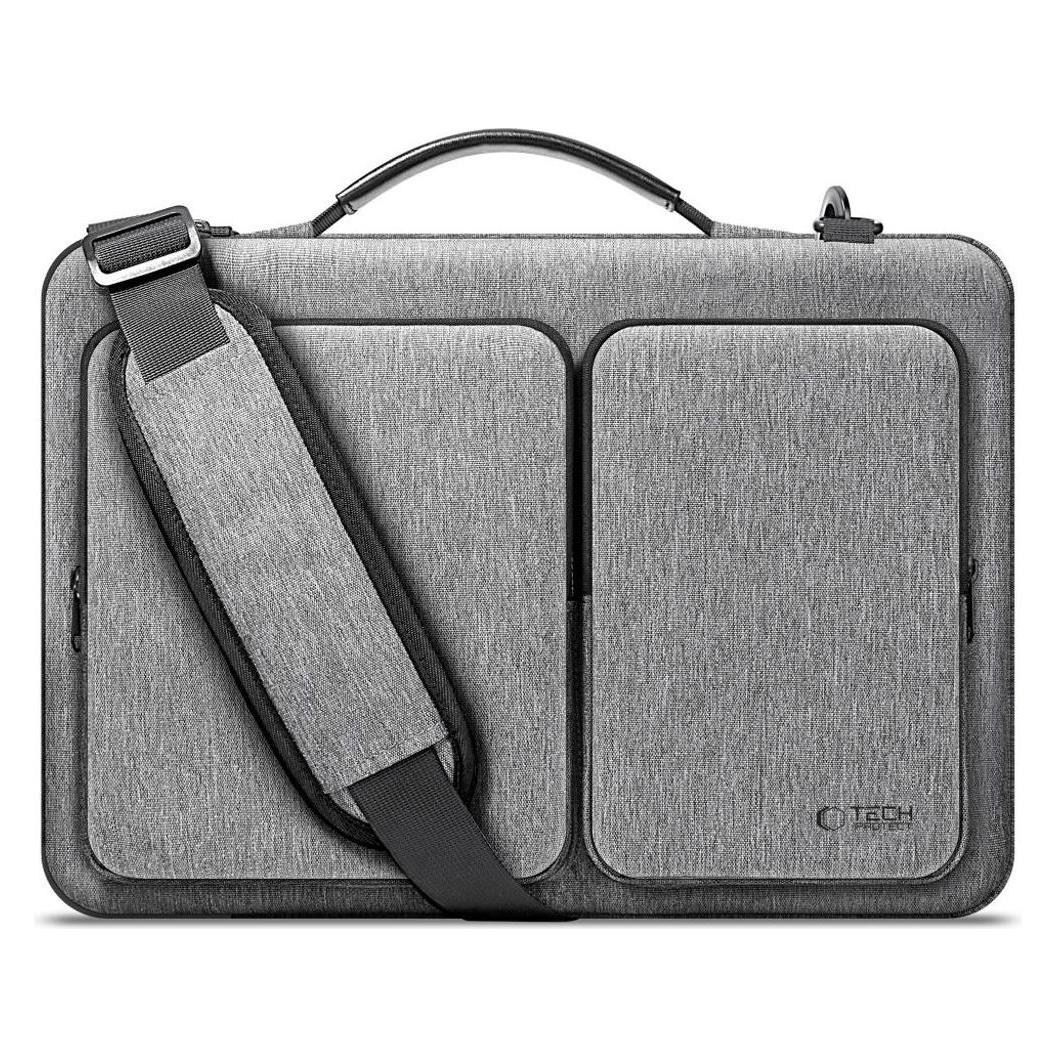 Tech-Protect 15-16 Defender Bag Laptop Bag - Gray (16"), Notebooktasche, Grau