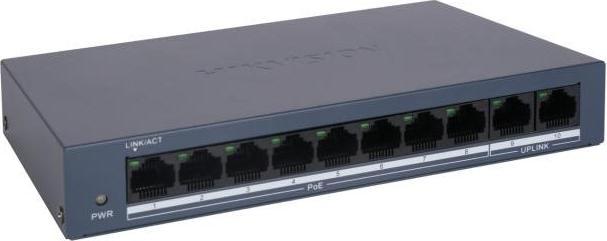 Actual product image Hikvision SWITCH DS-XS0110-P/Polish (10 ports)