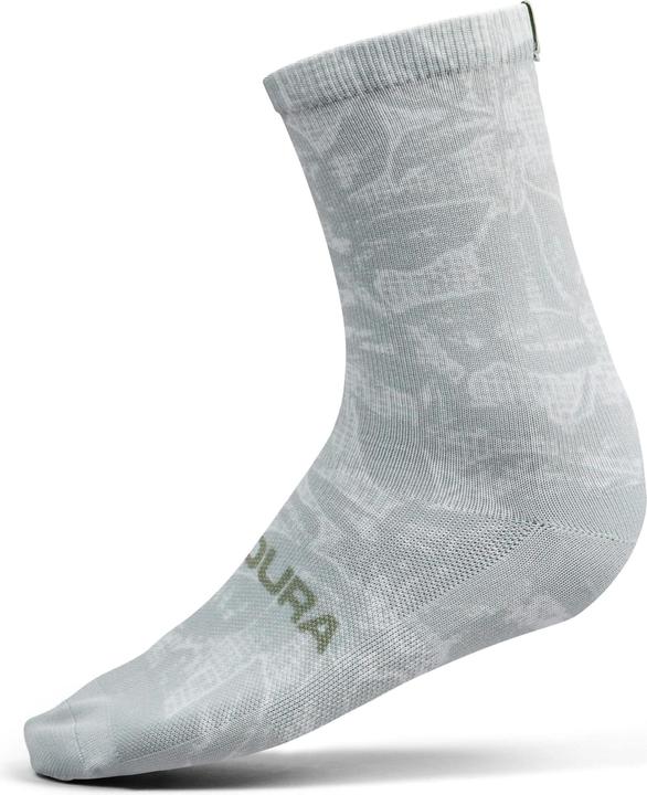 Endura Grid Floral Ltd Print Sock Mgy