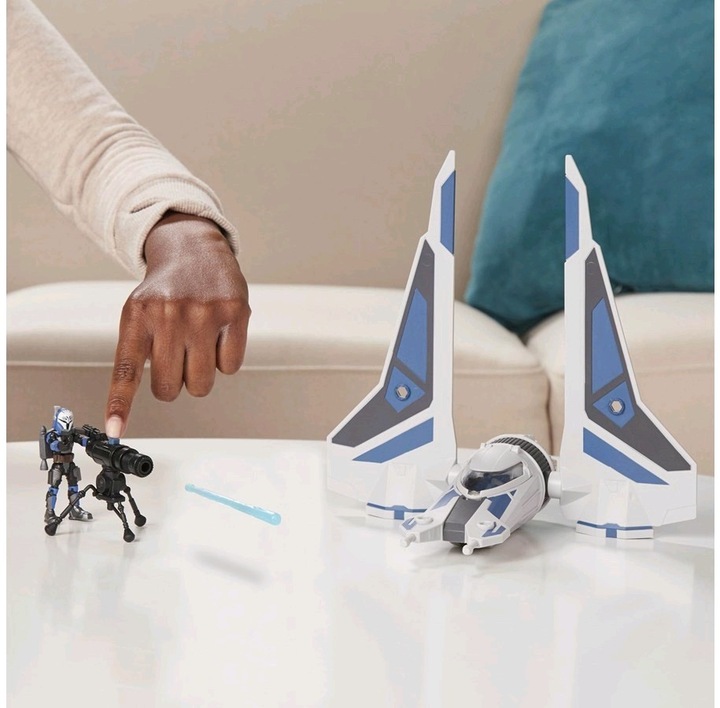 Produktbild Hasbro Mission Fleet Stellar Class Bo-Katan Gauntlet Sternenjäger Sternenjäger-Attacke 6 cm grosse