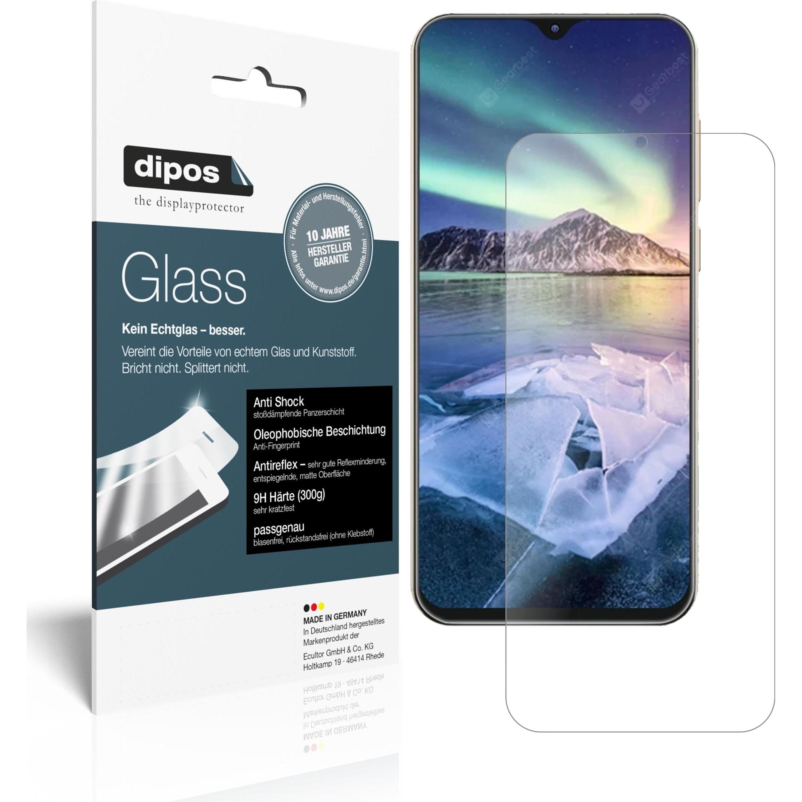 Dipos Displayschutz Anti-Shock (2 Stück, Cubot X20 Pro), Smartphone Schutzfolie, Transparent