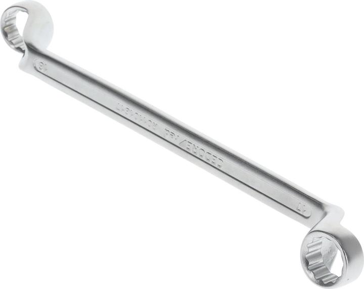 Actual product image Gedore Red red Double ring spanner, AF 16 x17 mm, L 246 mm, chrome vanadium steel, silver (16 mm, 17 mm)
