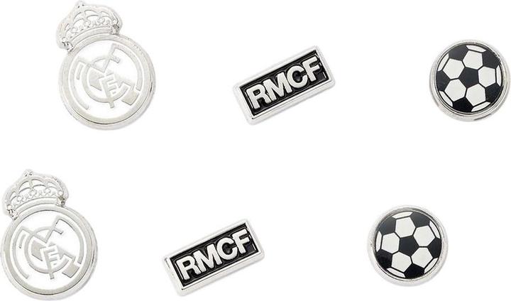 Immagine prodotto Real Madrid CF Orecchini a Bottone Set Misura Confezione 6 (100% materiale sintetico)