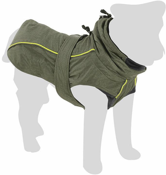 Actual product image Flamingo Winter coat Dover green 55cm (55, Dog coat)