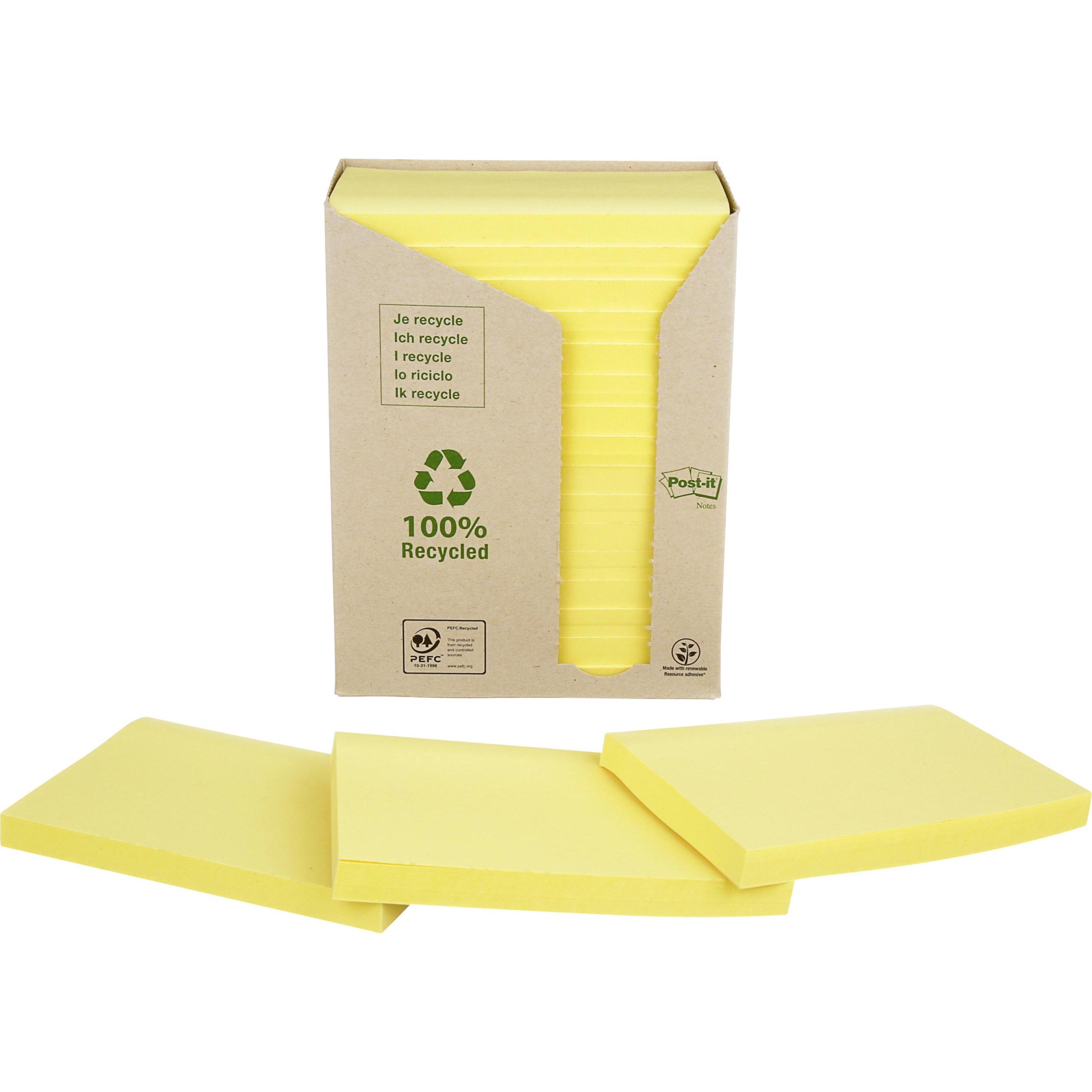 Post-it, Haftnotiz, Recycling (127 x 76 mm)