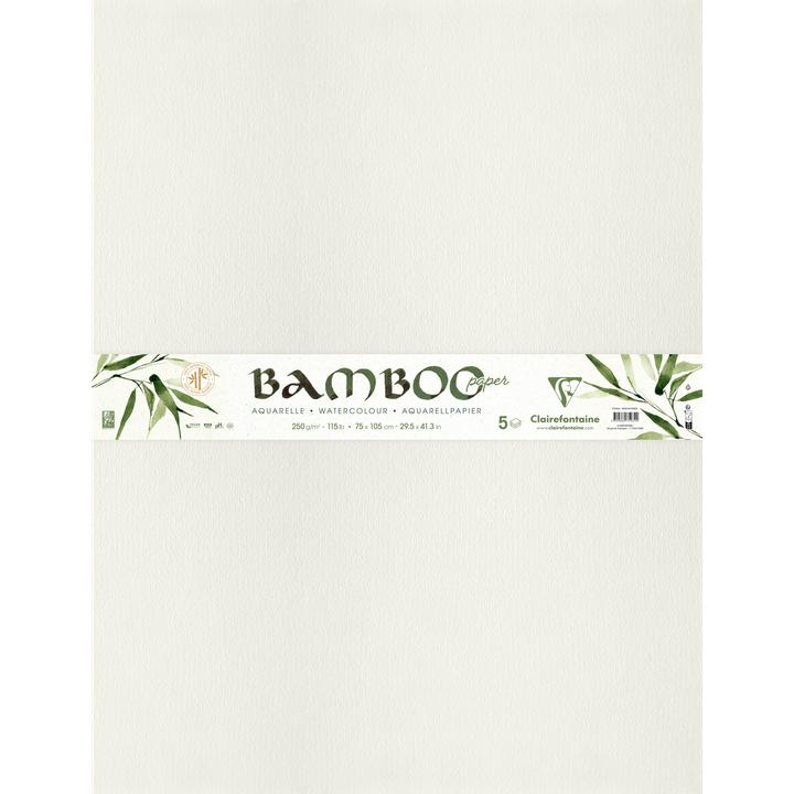 Immagine prodotto Clairefontaine 5 fogli di carta di bambù (250 g/m², 1x)