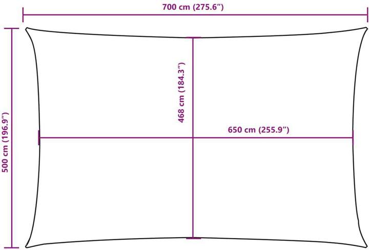 Produktbild vidaXL Nezhatok (500 x 700 cm)