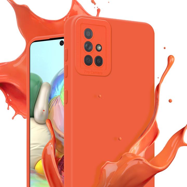 Actual product image Cadorabo Case for Samsung Galaxy A71 4G in TPU Fluid LM162 Style (Samsung Galaxy A71)