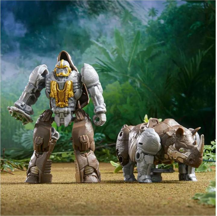 Actual product image Transformers Rise of the Beasts, Beast Alliance, Battle Changers Rhinox action figure for the film, from