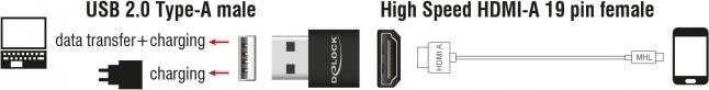 Immagine prodotto Delock Da HDMI a (USB 2.0, 2.34 cm)