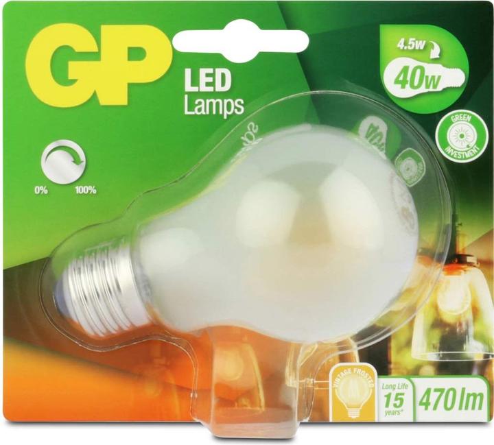 Actual product image GP Lighting Filament Classic (E27, 7 W, 470 lm, 1 x, E)