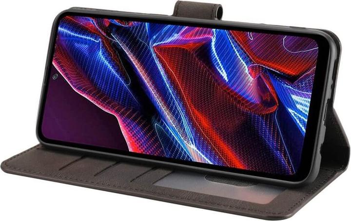 Actual product image Cover-Discount Xiaomi Redmi Note 12 Pro+ - Leather Case Cover black (Xiaomi Redmi Note 12 Pro+)