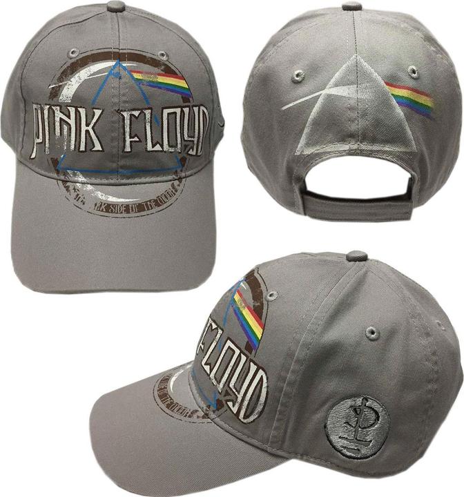 Actual product image Music Brand Unisex Adult Dark Side Of The Moon Distressed Baseball Cap (One size)