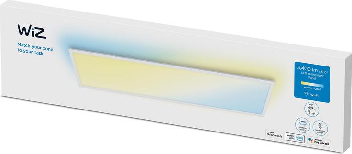 Image du produit WiZ Panel Plafonnier Rectangulaire Tunable White 3400lm Blanc Lot de 1 (3400 lm)