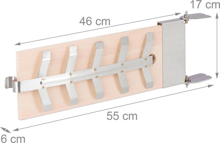 Actual product image Relaxdays Flame salmon board