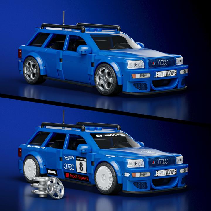 Produktbild Mattel Brick Shop 94 Audi Avant RS2